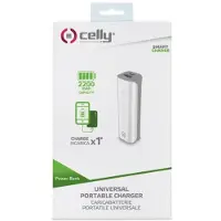 Celly PBD2200WH, 2200 mAh, Lithium-Ion (Li-Ion), Weiß