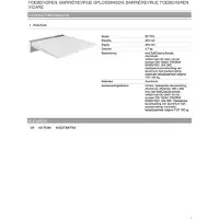 Villeroy & Boch V&B Duschklappsitz ViCare Universal weiss 400x450mm