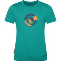 TROLLKIDS - Kid's Sandefjord T-Shirt XT-Shirt - Merinoshirt Gr 128 türkis