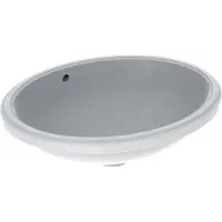 Geberit Unterbau-Waschtisch VariForm 56x46cm, o Hahnl., m ÜL, ov., we. K-Tect
