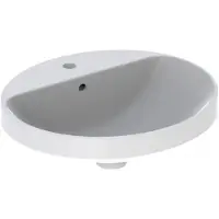 Geberit 500713002 VariForm Einbauwaschtisch, oval
