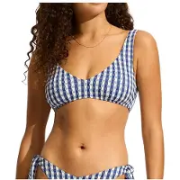Seafolly - Women's Bella Sweetheart Tank Bra - Bikini-Top Gr 44 blau/grau