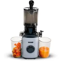 Unold 78275 Slow Juicer Sam, Entsafter für Obst, Gemüse, Smoothies und Sorbets, mit 110 mm Einfüllöffnung, 300 W