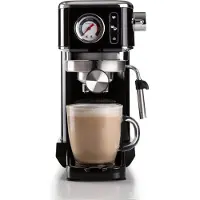 Ariete 1381/32, Espressomaschine, 1,1 l, Kaffeepad, Gemahlener Kaffee, 1300 W, Schwarz
