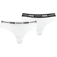 Puma Brasilslip "WOMEN BRAZILIAN 2P PACK" 2er Pack, Breiter elastischer Logobund