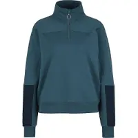 Stoic - Women's MerinoFleece335 MMXX. Lulea Half zip - Merinopullover Gr XXL blau