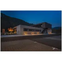 SLV LED-Wegelampe Quad Pole, anthrazit, Alu, Höhe 90 cm
