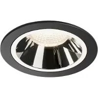 SLV 1003963 NUMINOS L DL, Indoor LED Deckeneinbauleuchte schwarz/chrom 4000 K 20°