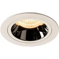 SLV 1003882 NUMINOS M DL, Indoor LED Deckeneinbauleuchte weiß/chrom 3000 K 40°