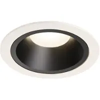 SLV 1003979 NUMINOS L DL, Indoor LED Deckeneinbauleuchte weiß/schwarz 4000 K 55°