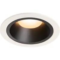 SLV 1003928 NUMINOS L DL, Indoor LED Deckeneinbauleuchte weiß/schwarz 2700 K 40°