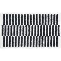 Schöner Wohnen Badematte "Barbados 231", schwarz (schwarzweiß), H:17mm, Baumwolle, Viskose, SCHÖNER WOHNEN-KOLLEKTION, Badematten, Badematte, kuschelweicher Badezimmerteppich, waschbar