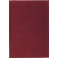 Astra Teppich "Samoa Uni" Gr. 1, rot, B:67cm H:20mm L:130cm, Kunstfaser, Teppiche, Teppich, hochwertiger Kurzflor in vielen Farben, Wohnzimmer