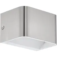 Eglo Wandstrahler aus Edelstahl Sania 4 13cm