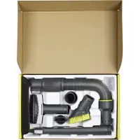 Nobrand RYOBI 4-tlg Düsen-Set, Fugendüse, Bodendüse, Rundpinsel, Universaladapter für Hand- & Bodensauger