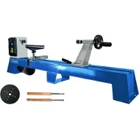 Scheppach Drechselmaschine DM1100T | Werkstücke bis 1000 mm Länge und 350 mm Durchmesser | 400 Watt Motor mit 4 Geschwindigkeiten | inkl. Zubehörset