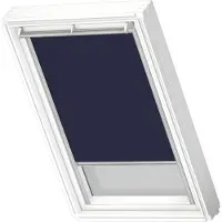 Velux Original Verdunkelungsrollo für dachfenster MK06, Dunkelblau, Grauer Führungsschiene