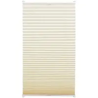 Gardinia Plissee "EASYFIX mit 2 Bedienschienen" Gr. 3, beige (elfenbeinfarben, weiß), B:65cm H:130cm, Obermaterial: 100% Polyester, Plissees, Plissee, in der Breite kürzbar