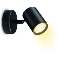Wiz Imageo LED-Spot1-flg. 2.700-6.500 K, schwarz