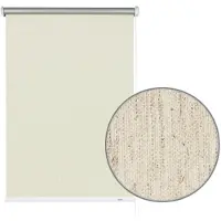 Gardinia Seitenzug-Rollo Thermo ENERGIESPAREND 494 Struktur natur 202 x 180 cm