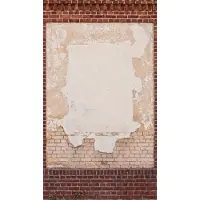 Living Walls Fototapete "Fototapete Steinoptik", braun (braun beige rot), B:1,59m H:0,01m L:2,8m, Vinyl, Vlies, Tapeten, Fototapete, Steinwand Betonwand Stein-Tapete Loft Industrial Tapeten Wohnzimmer