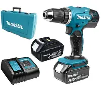 Makita DDF453RFE, Handbohrmaschine, Schwarz, Blau, 1,3 cm, 3,6 cm, 1,3 cm, 1,5 mm