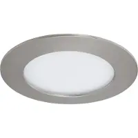 Briloner LED Einbauleuchten 3er Set Flat In 8W 800lm 4000K IP44 Matt-Nickel Ø12 cm Einbaustrahler