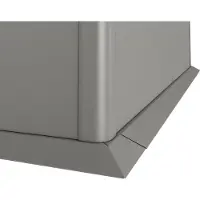 Biohort Mähkante für Hochbeet 1,5x1,5 quarzgrau