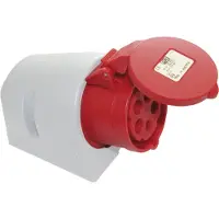 REV 0510600555, 3P+N+PE, Grau, Rot, IP44, 400 V, 16 A
