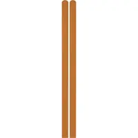 Bm Massivholz Zaunpfosten "EA5Y-F1X 2", 190 cm Höhe