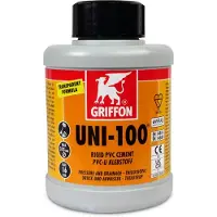 Griffon PVC Kleber | Uni-100 | Gelb | 250 ml | Flasche mit Pinsel