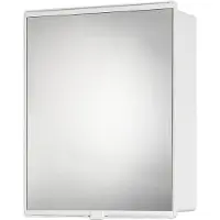 Jokey Spiegelschrank "Junior", weiß, B:32cm H:40cm T:14cm, Kunststoff, Schränke, Spiegelschrank, 32 x 40 x 14 cm