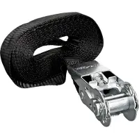 Master Lock Zurrgurt mit Druckratsche 3108EURDAT, Endlos Spanngurt für den Außenbereich, 1 Stück, 5 m, schwarz