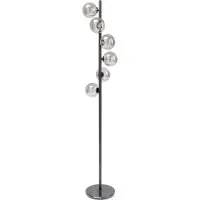 Kare Scala Balls Stehleuchte, 6fl, Marmorfuß, grau