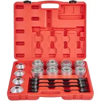 Sans marque Traktor mit Radlagern PRO – Montageset – 28-teilig – Stahldorne – Nabenentferner – Demontagewerkzeug