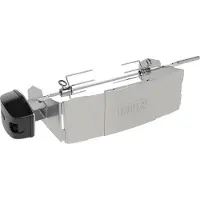 Weber 7660, Rotisserie, Schwarz, Edelstahl, Edelstahl