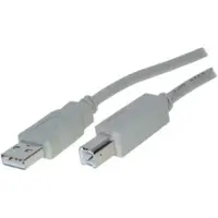 Shiverpeaks BS77021, 1 m, USB A, USB B, USB 2.0, 0,48 Gbit/s, Grau
