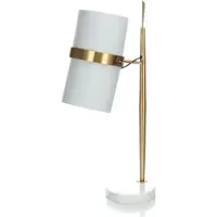 Kayoom Tischlampe Novum 200 Weiß / Gold