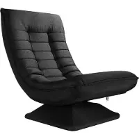Casaria Relaxsessel mit verstellbarer Rückenlehne Schwarz