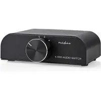 Nedis Manueller 4-eingangs-analog-audio-umschalter 3.5 Mm/cinch Auf Cinch Metall