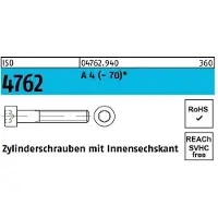 Industrial Quality Supplies DIN 912 / ISO 4762 Edelstahl A4 M 8x30 - Zylinderschrauben mit Innensechskant