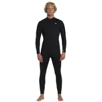 Billabong Foil 3/2 Mm Long Sleeve Chest Zip Neoprene Suit Schwarz XL Mann