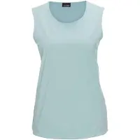 Goldner Komfort-Top mit Doppel-Front in bleu | Gr.: 46