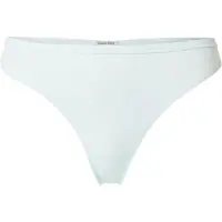 Calvin Klein String "THONG", Damen, Gr. S (36), beige (moonlight jade), Obermaterial: 79% Polyamid, 21% Elasthan, UNDERWEAR, unifarben, körpernah, Unterhosen String, in Unifarbe