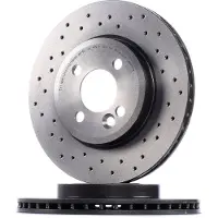 Brembo Bremsscheibe 09.A761.1X, vorne, gelocht, belüftet, perforiert, 1 Stück