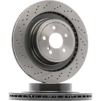 Brembo Bremsscheibe 09a82211 Geschlitzt/Gelocht 360mm 26mm für MERCEDES-BENZ