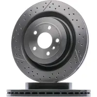 Brembo Bremsscheibe 09b71011 Geschlitzt/Gelocht 345mm 26mm für MERCEDES-BENZ