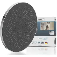 Schutte Regendusche Kopfbrause CAPRI mit Samtstrahltechnologie Chrom/Anthrazit