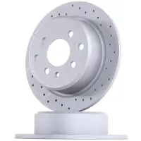 ZIMMERMANN Bremsscheibe 150112952 Hinterachse Gelocht 258mm 10mm für BMW