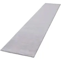 Paco Home Fellteppich "Rabbit 780", grau, B:80cm H:26mm L:300cm, Polyester, Teppiche, Fellteppich, Kunstfell, Kaninchenfell-Haptik, ein echter Kuschelteppich, Uni-Farben
